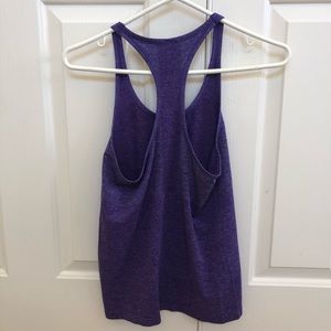 Purple workout top